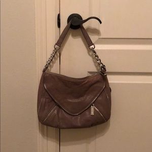 Grey/brown Michael Kors Shoulder Bag